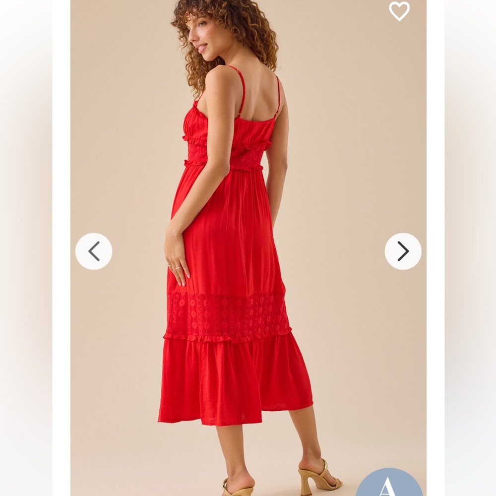 New with tags Altar’d state Anica Woven Maxi Dress - Picture 4 of 4